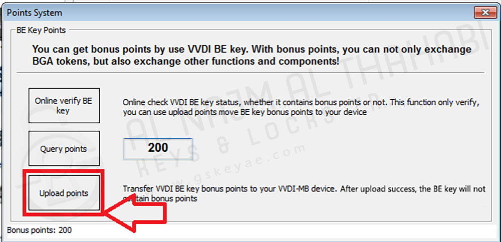 How to Download Points from Xhorse MB BE KEYS (8)